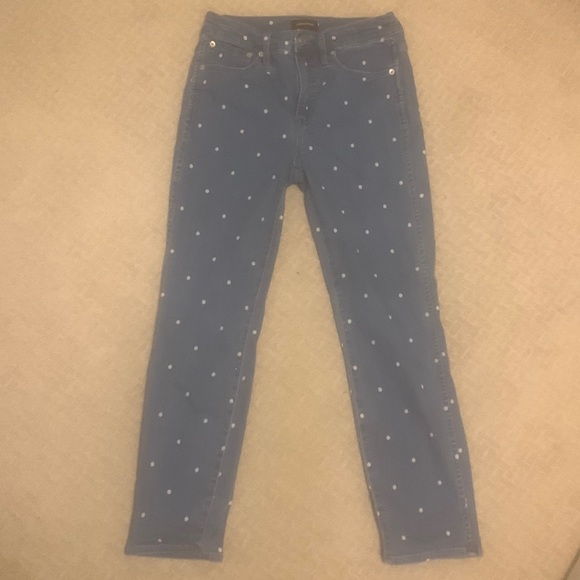 J crew Womens Polkadot jeans. - Picture 1 of 6